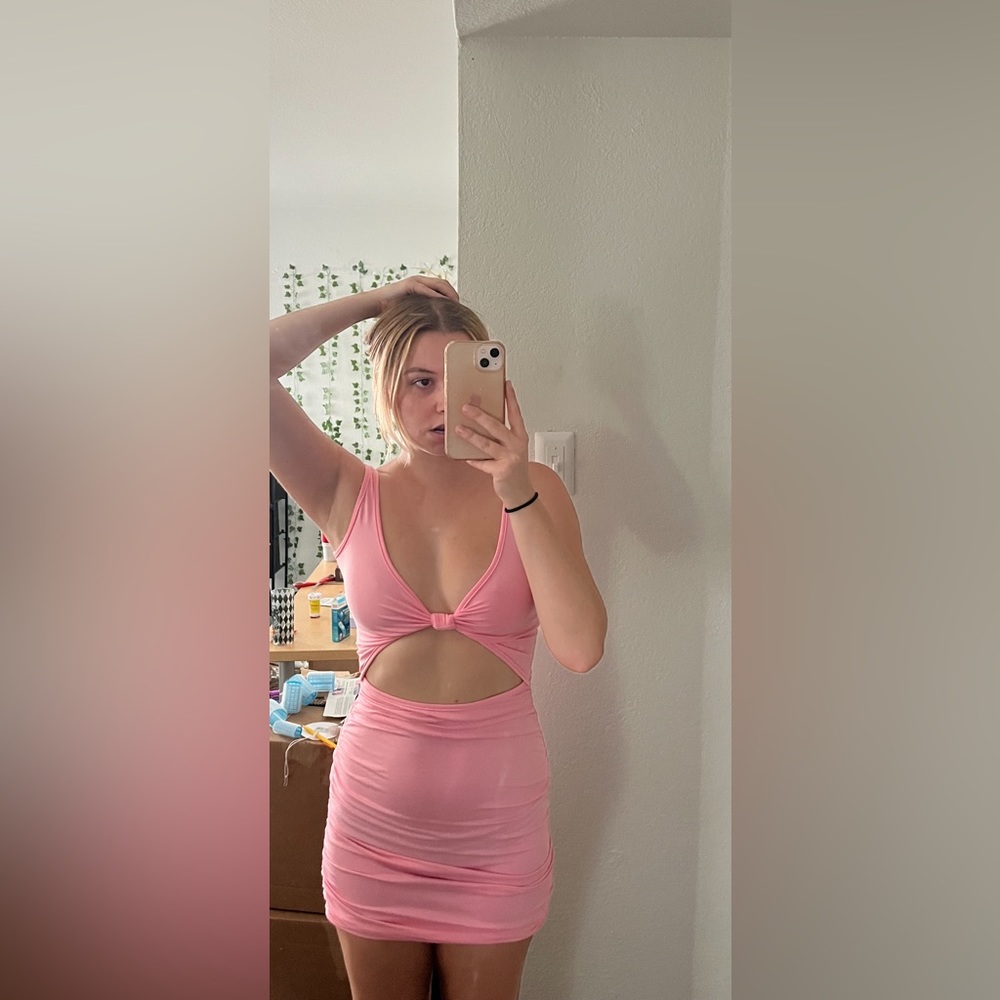 Pink dress size small